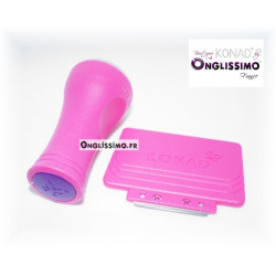 Konad Stamping Tampon 100% silicone translucide + raclette