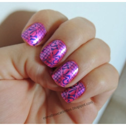 Stamping nail art Konad M96
