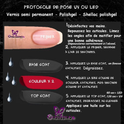 Vernis Semi Permanent 10 Violet intense LED-UV 15ml