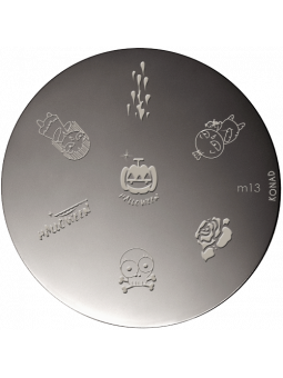 Plaque stamping Konad M13 halloween