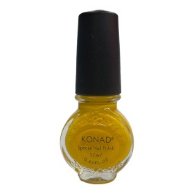 Vernis stamping jaune canari