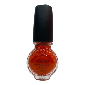 Vernis stamping orange foncé