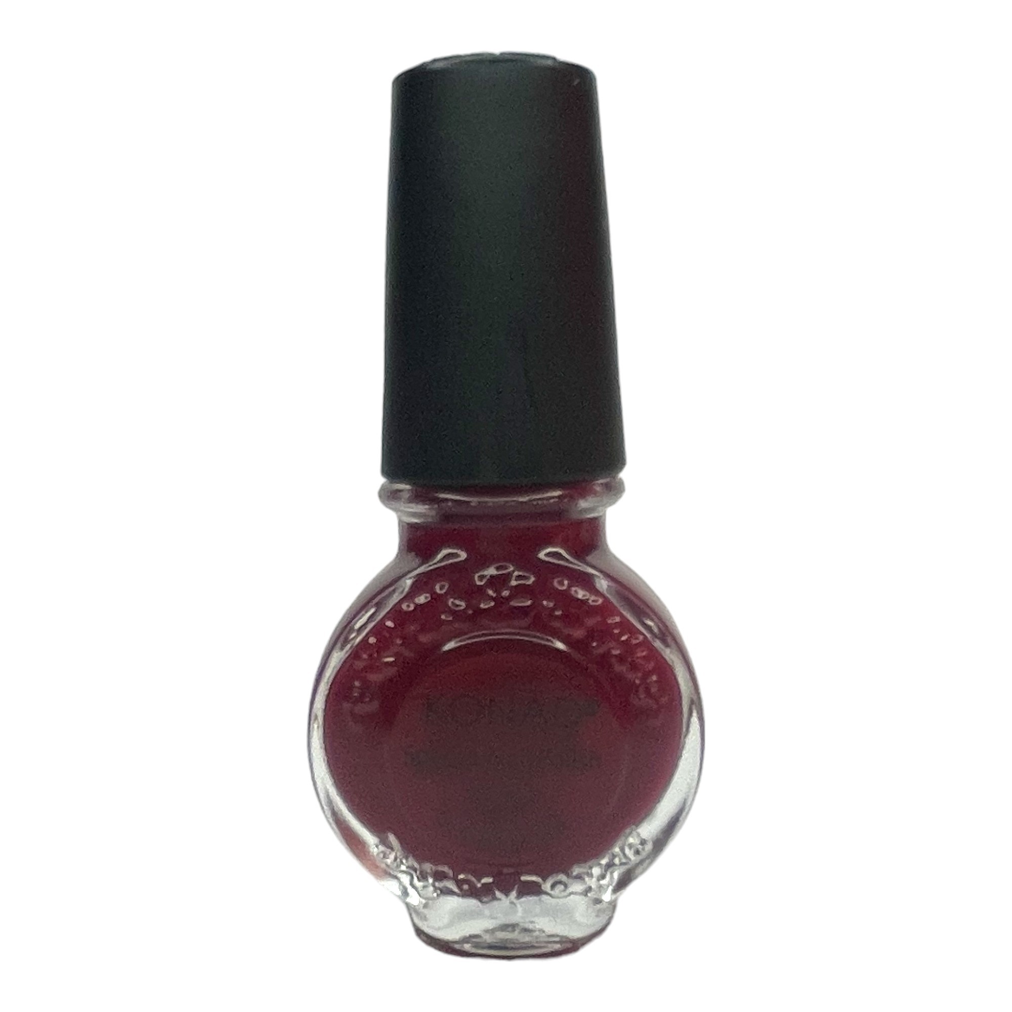 Vernis stamping dark red framboise