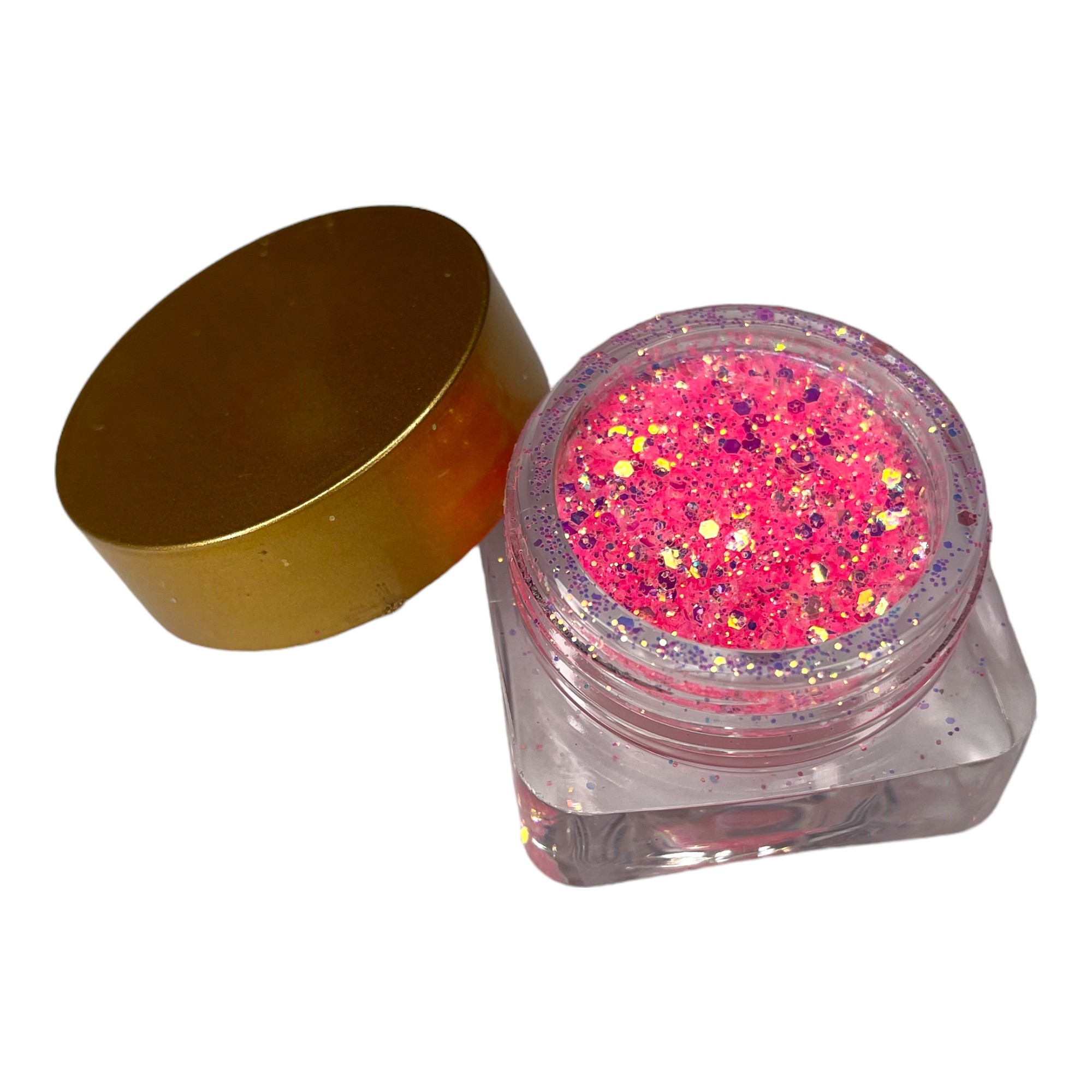 Flakies scintillante 3 D rose flashy