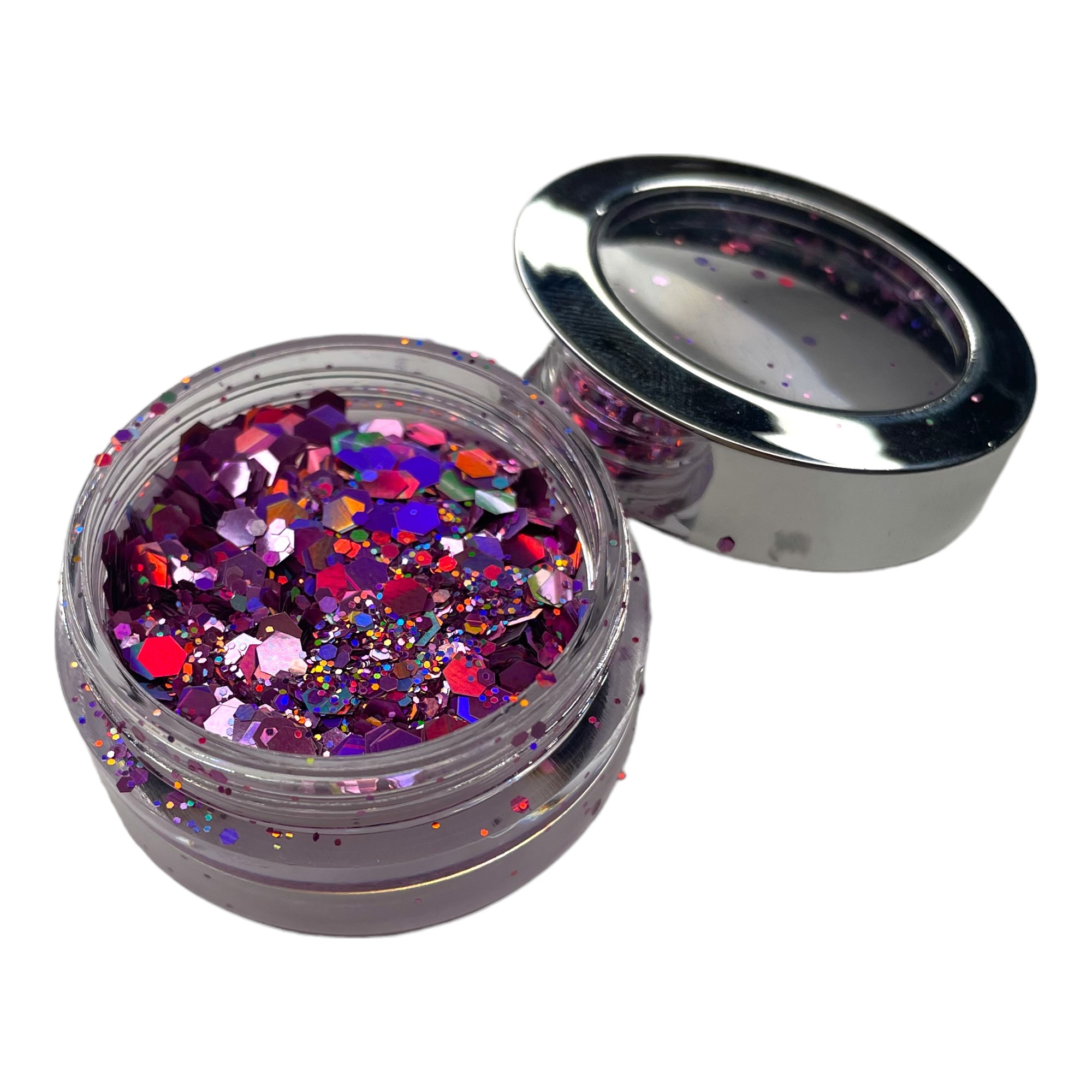 Flakies scintillante 3d violet