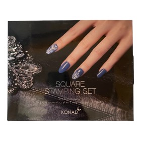 Boite square Stamping SQ14 blanc & noir Konad ®