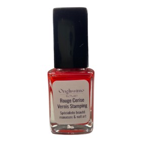 Vernis stamping Rouge cerise