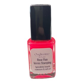 Vernis stamping Rose fluo